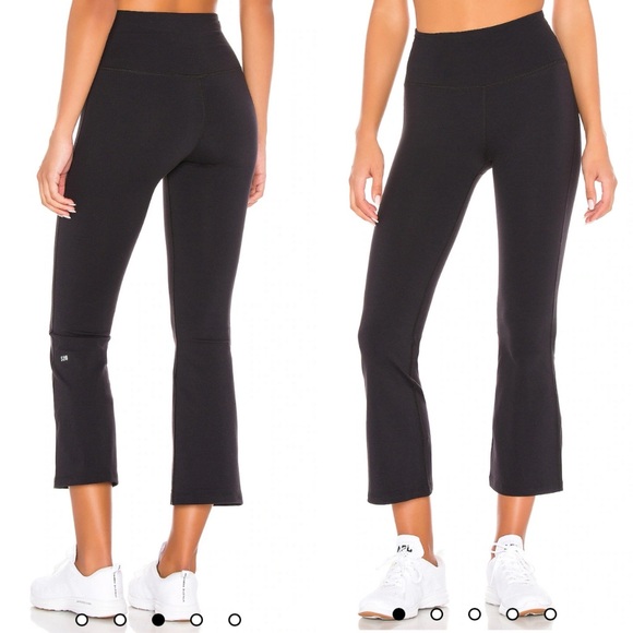 NWT Splits59 Raquel High Waist Crop Legging in Black Size...